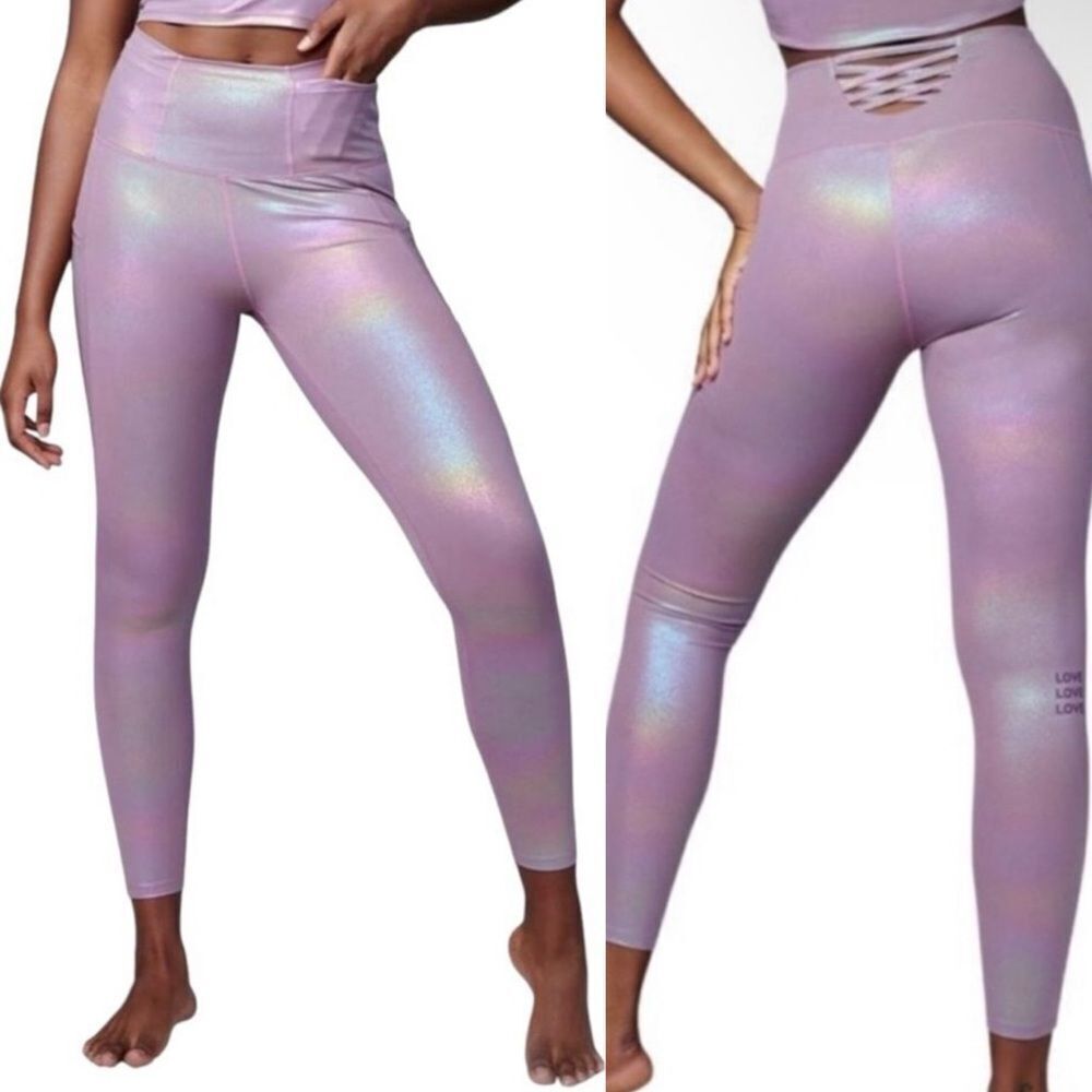 Electric Yoga X Teresa Guidise Love Pocket Legging metallic Lilac poleglam XS